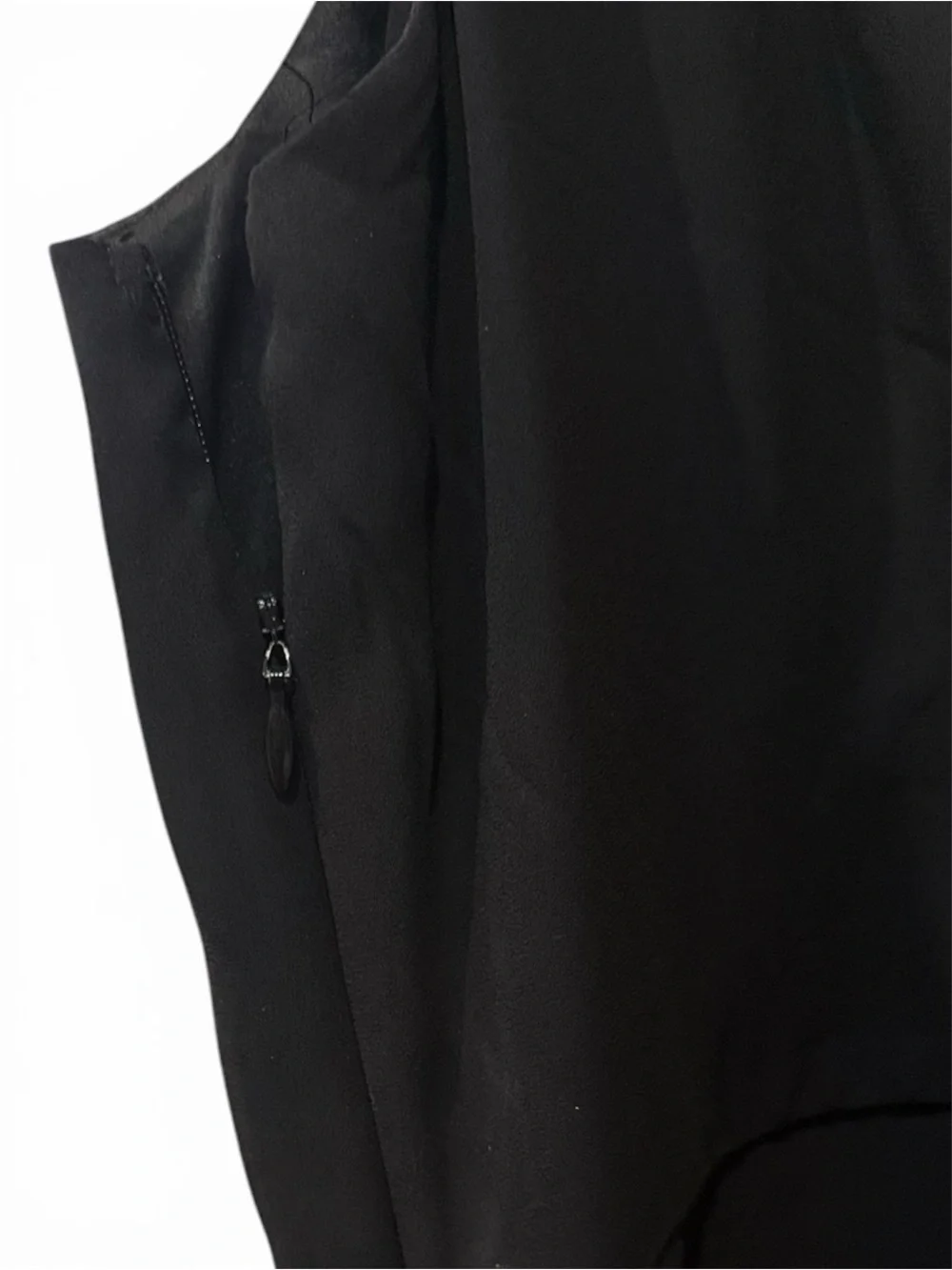 Express Black Chiffon Faux Wrap Skort Romper Size 6